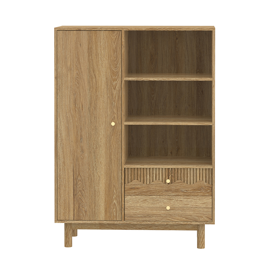 Calm Grain 1-Door 2-Drawer Sideboard
